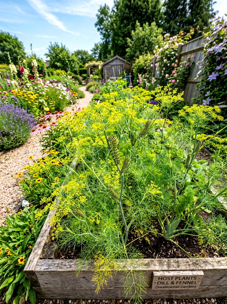 Caterpillar Host Plants - 30 pollinator garden ideas