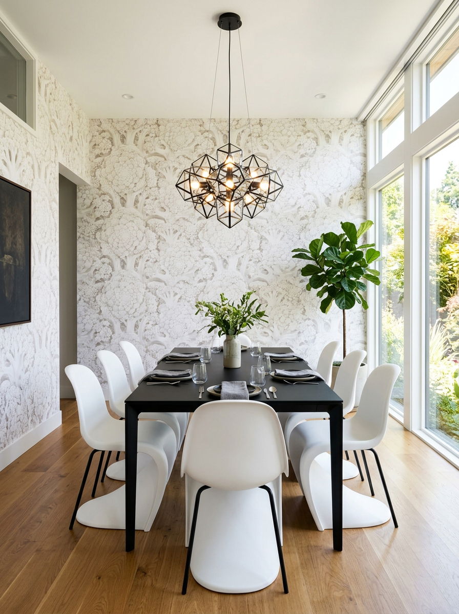 Cauliflower wallpaper - 30 vegetable motif wallpaper ideas