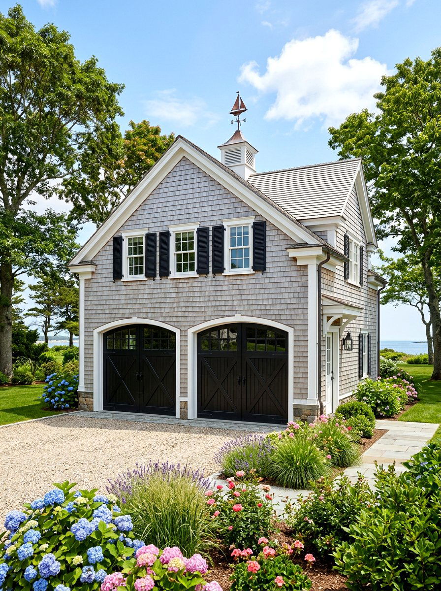 Cedar Shake Carriage House - 30 carriage house exterior ideas aesthetic