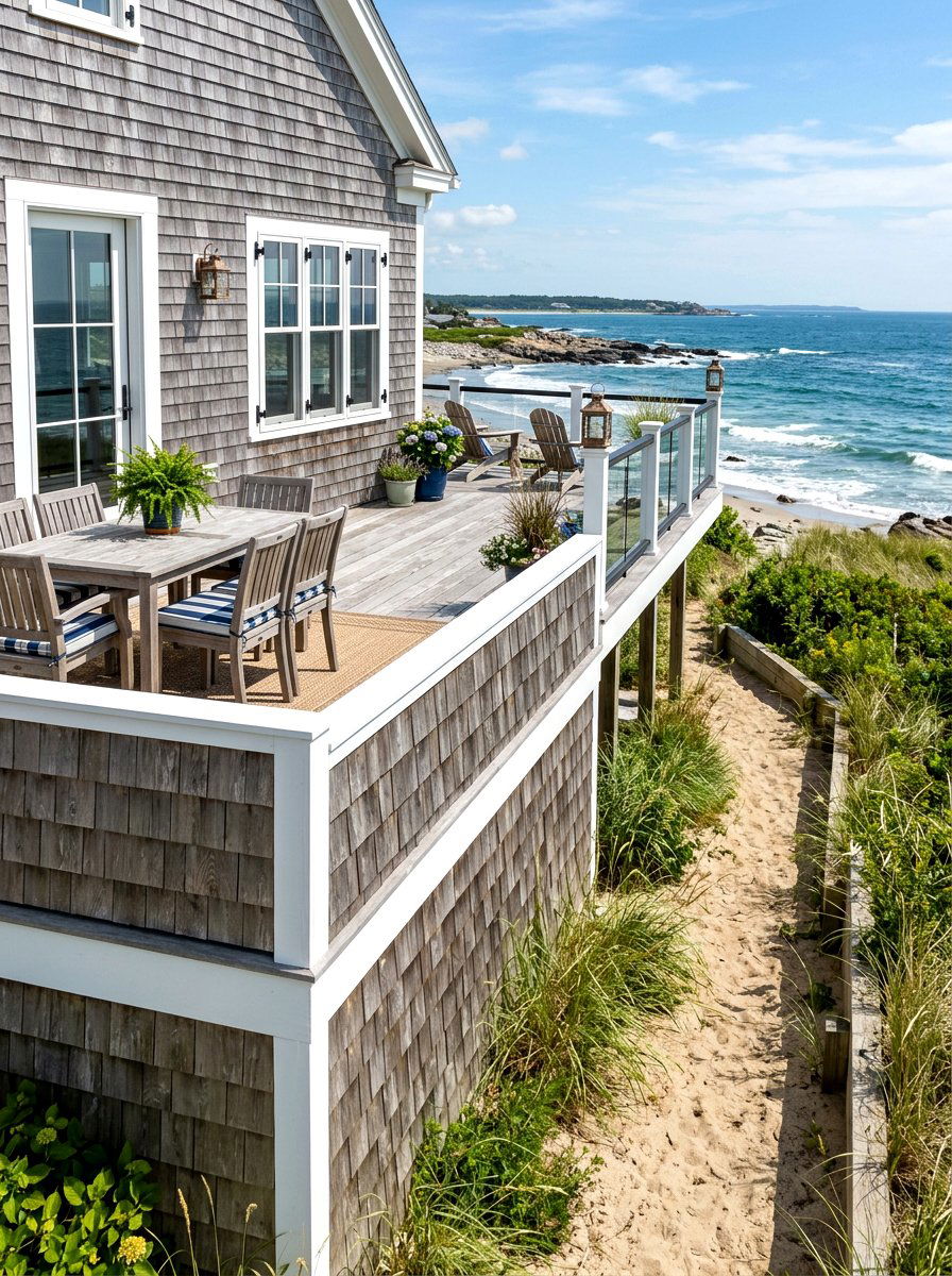 Cedar Shake Siding - 30 deck skirting ideas