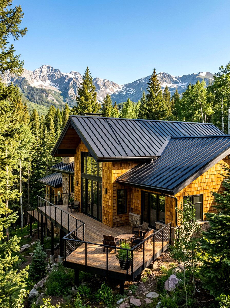 Cedar Shake Siding Metal Roof - 30 cedar shake exterior ideas