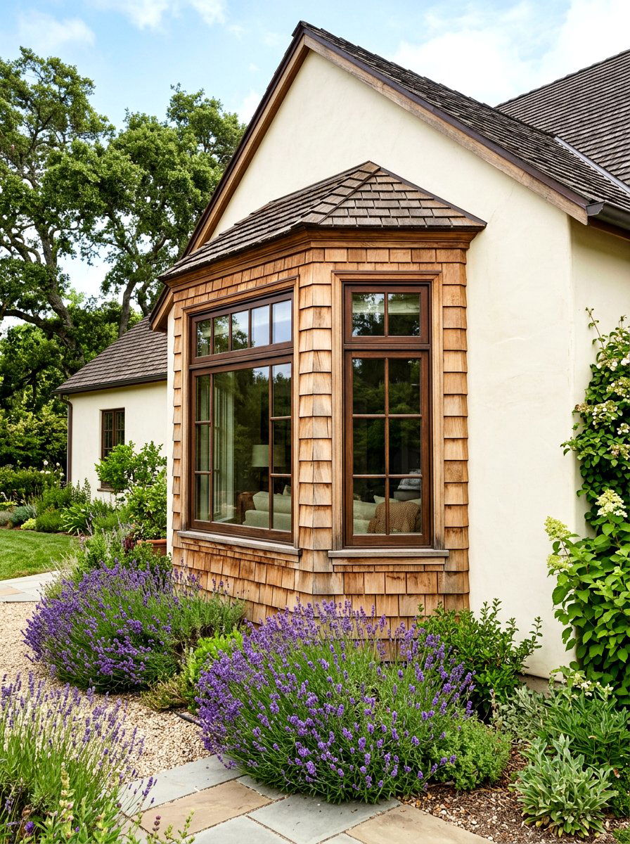 Cedar Shake Window Trim - 30 cedar shake curb appeal ideas