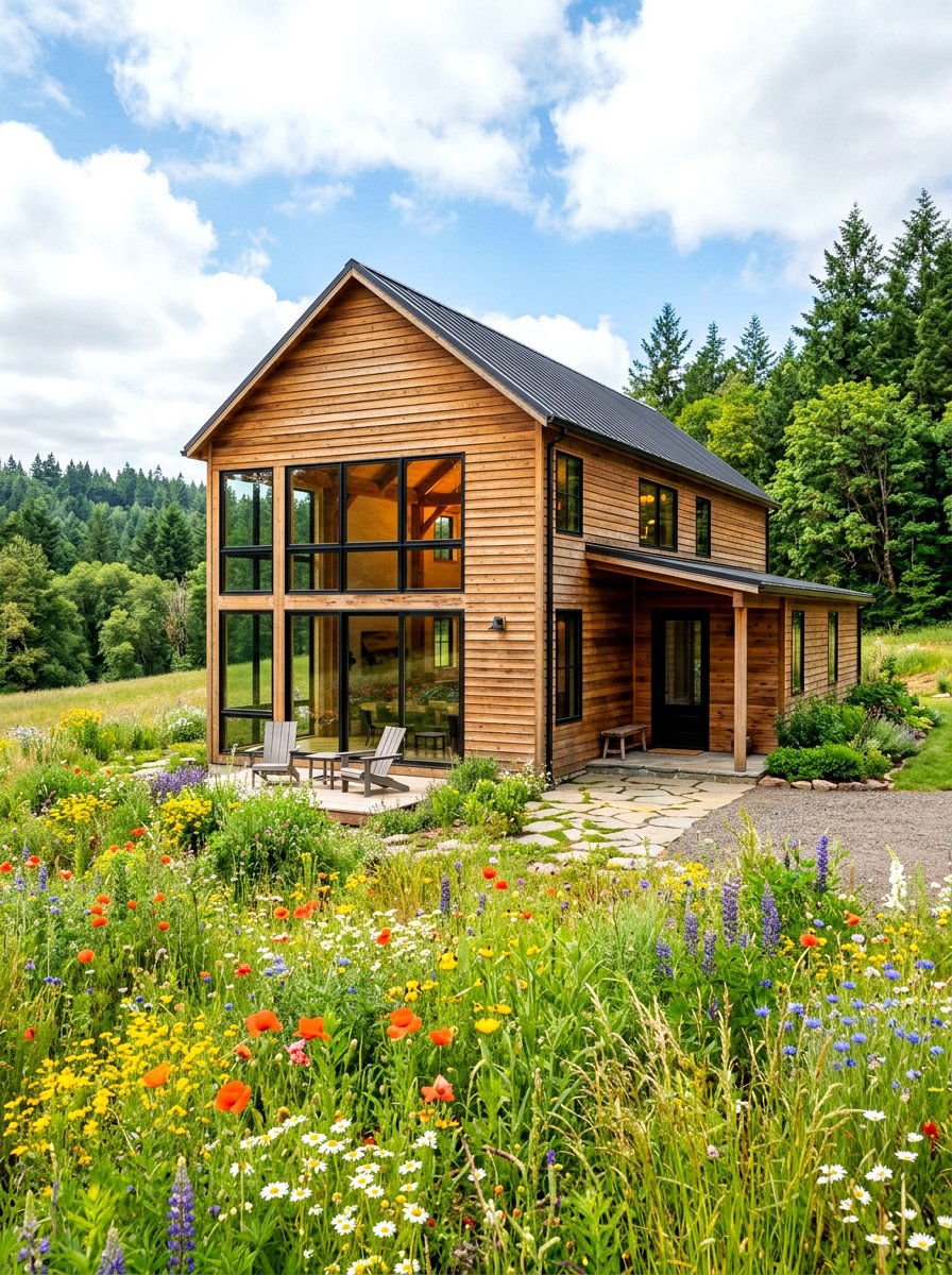 Cedar Siding House - 30 barn style home ideas