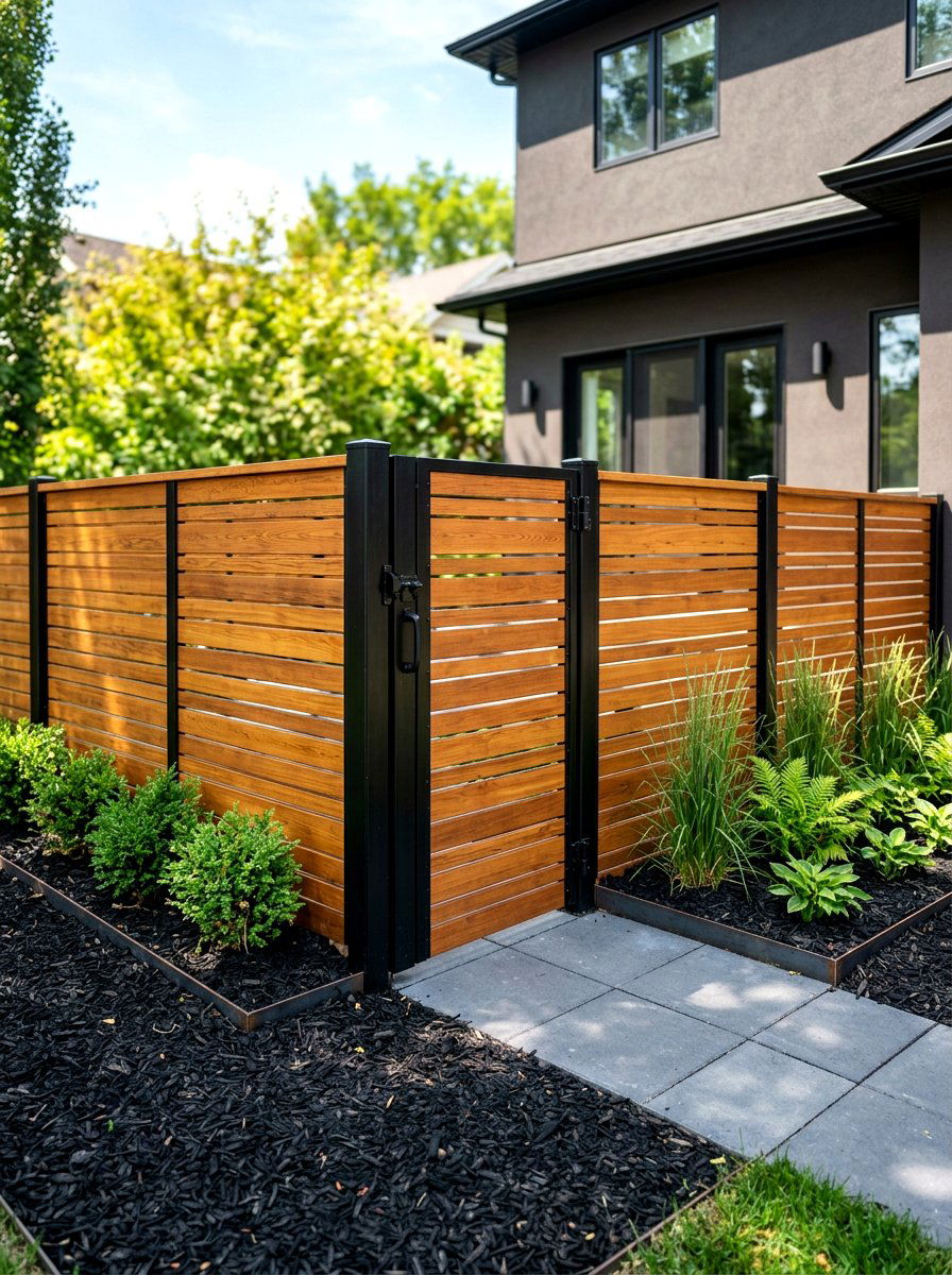 Cedar Slat Enclosure - 30 utility box cover ideas