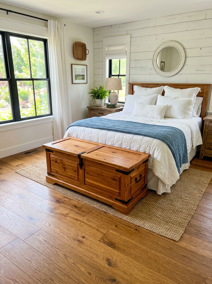 Cedar Storage Chest Bedroom - 30 heirloom bedroom decor ideas