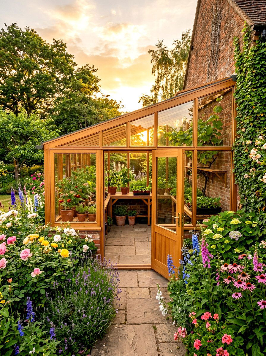 Cedar Wood Lean To Greenhouse - 30 lean to greenhouse ideas