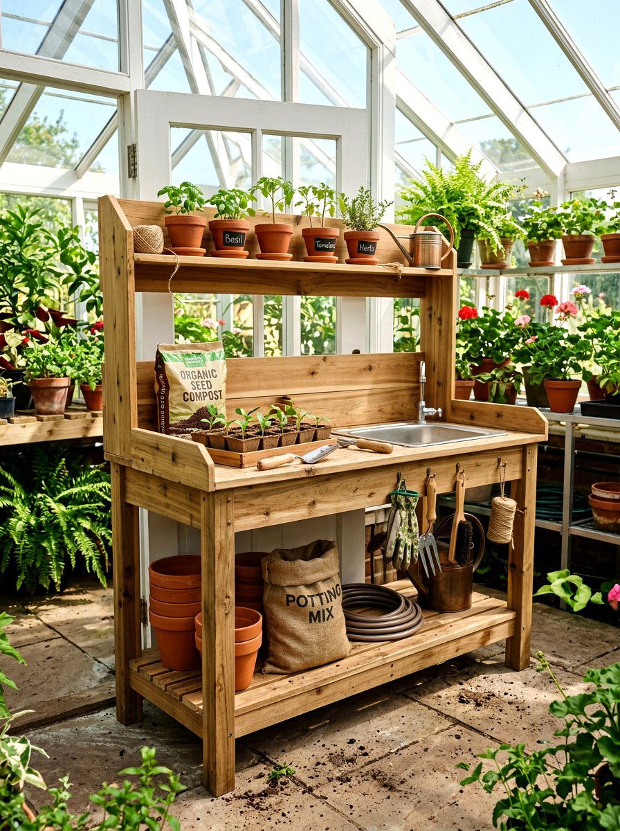 Greenhouse Storage Bench Ideas: 30 Clever Benches for Storage