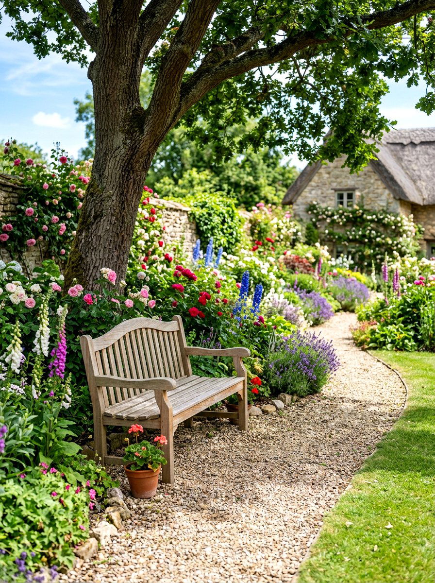 Cedar garden bench - 30 wooden patio furniture ideas