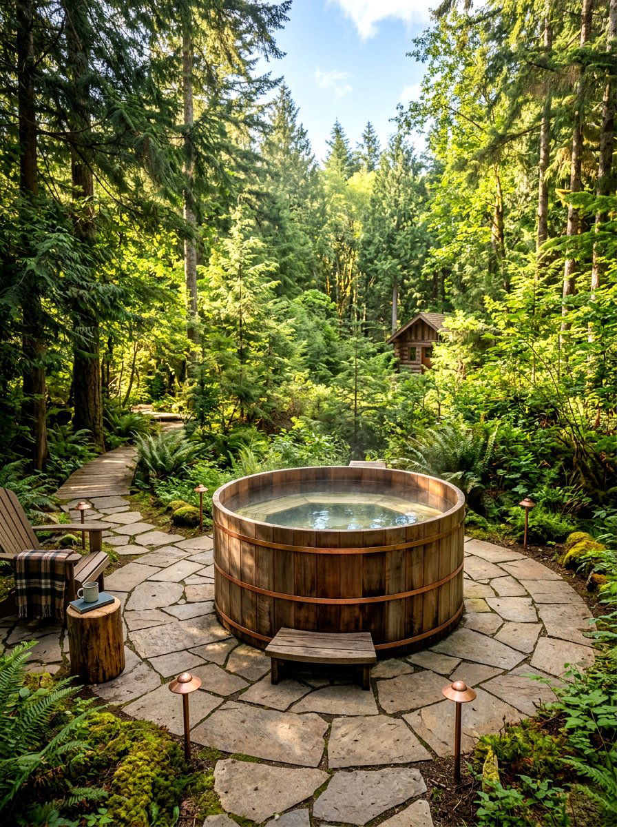 Cedar hot tub pool - 30 budget pool ideas