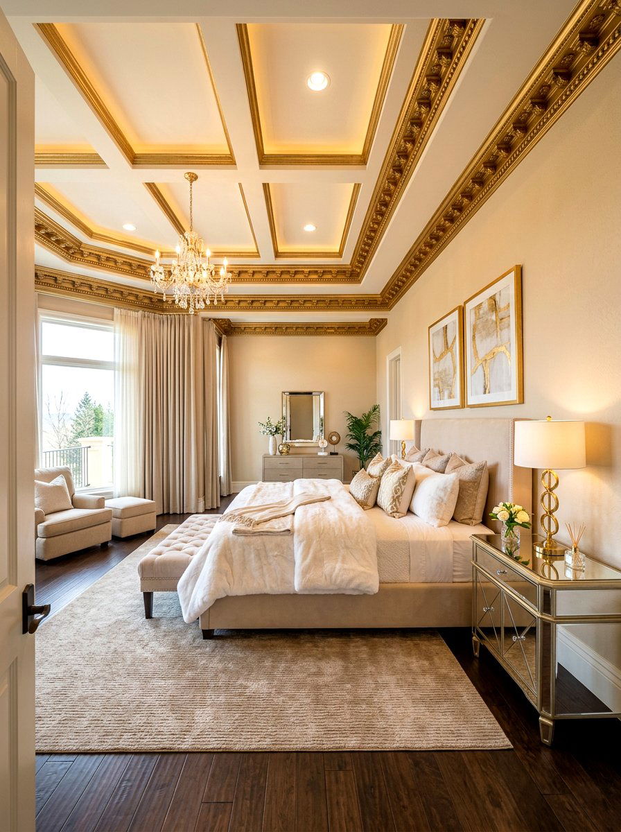 Ceiling Crown Molding Border - 30 wallpaper border ideas