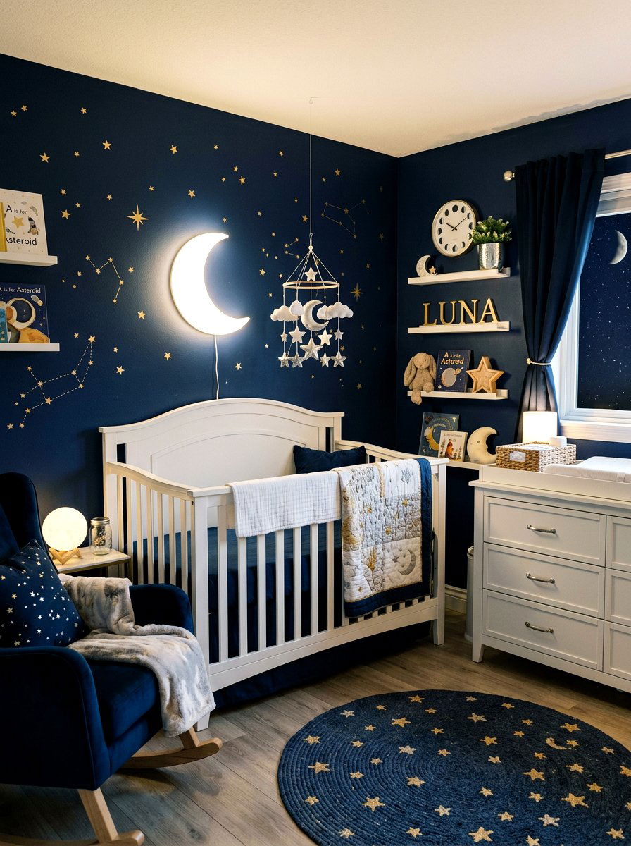 Celestial Girl Nursery - 30 girl nursery ideas