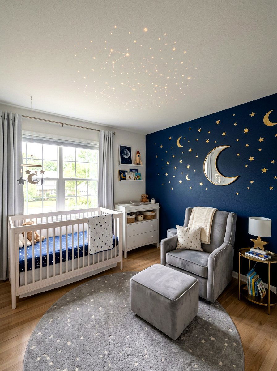 Celestial Nursery - 30 viral nursery ideas