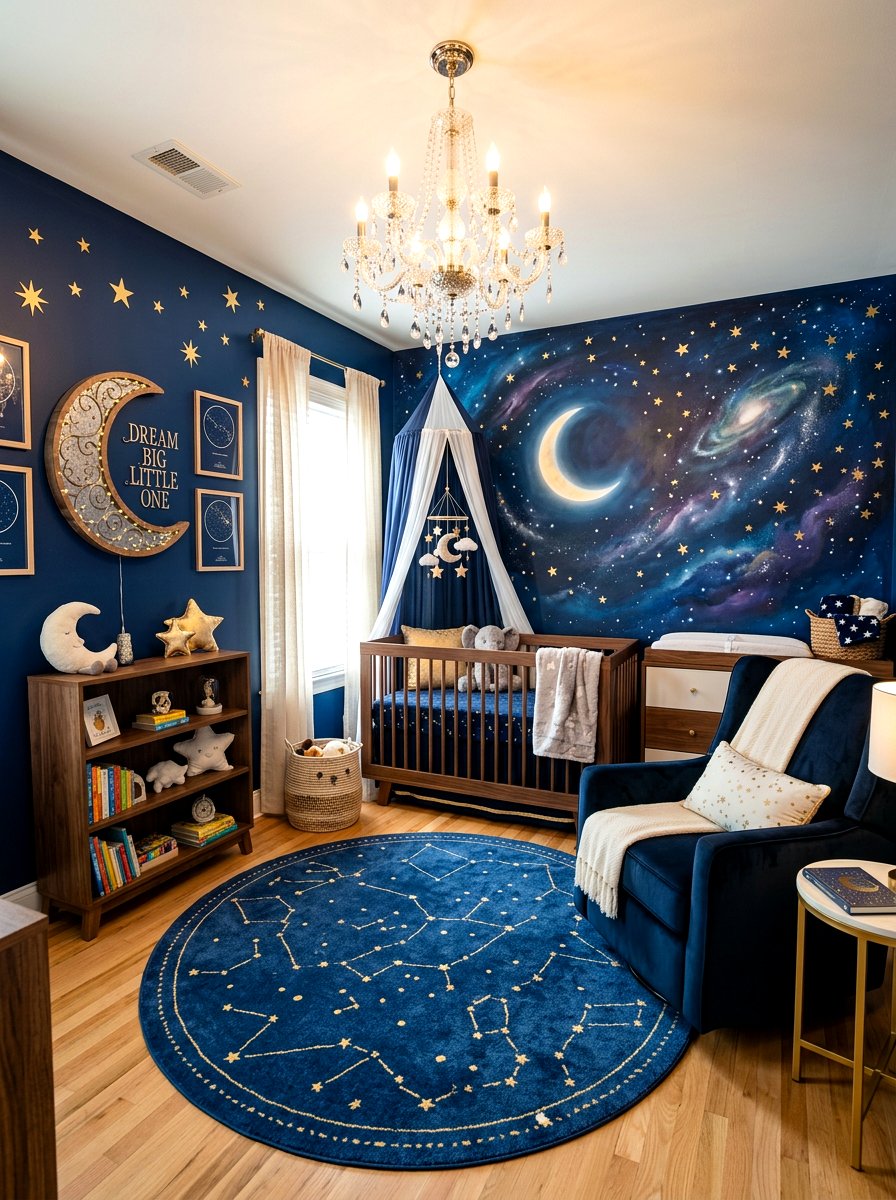 Celestial Theme Nursery - 30 luxe baby room ideas