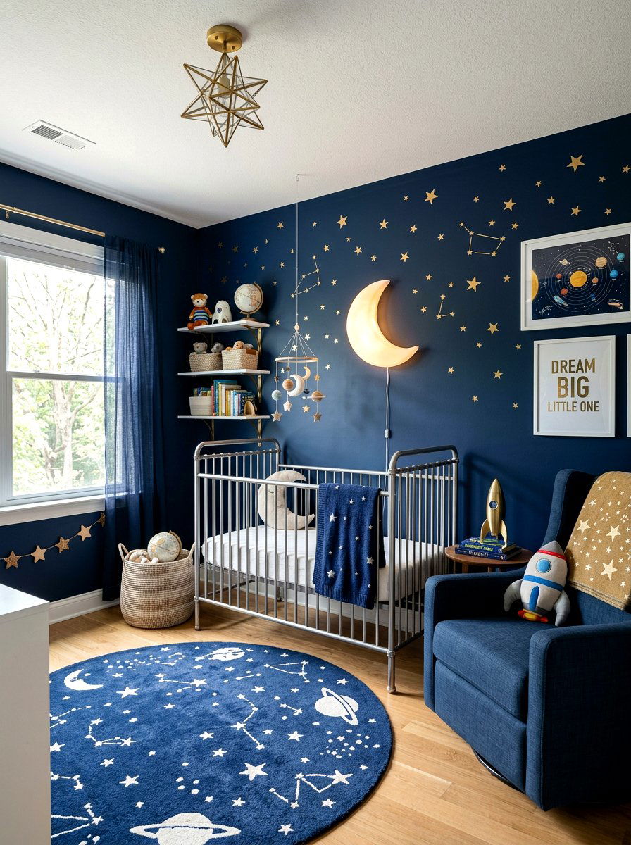 Celestial nursery - 30 collected nursery decor ideas