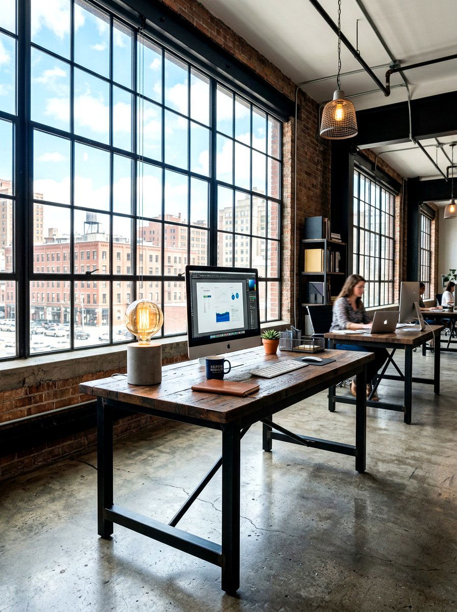 Cement Base Lamp - 30 desk lamp styling ideas
