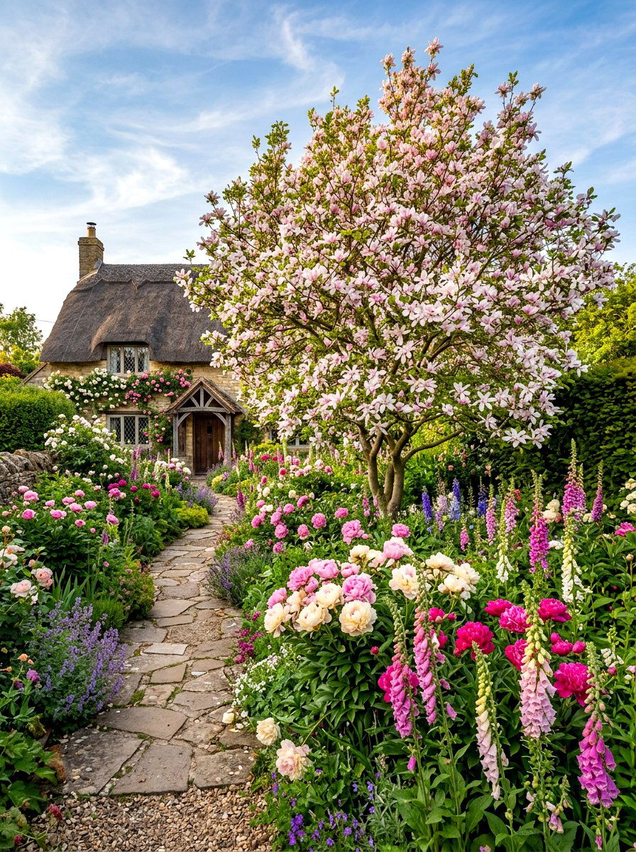 Centennial Magnolia Cottage Style - 30 magnolia front yard ideas