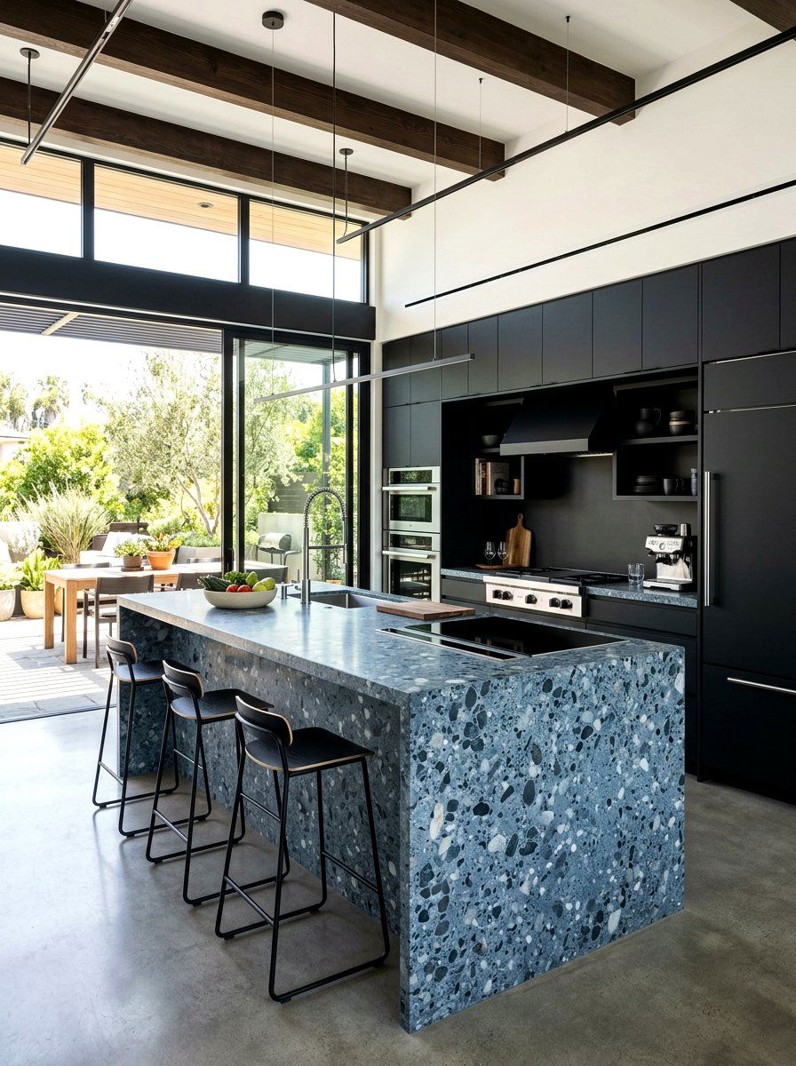 Ceppo Di Gre Stone - 30 slab stone kitchen ideas