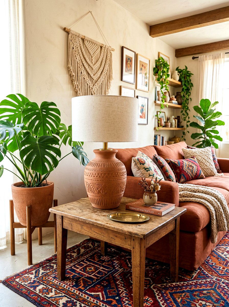 Ceramic Buffet Lamp - 30 buffet lamp styling ideas