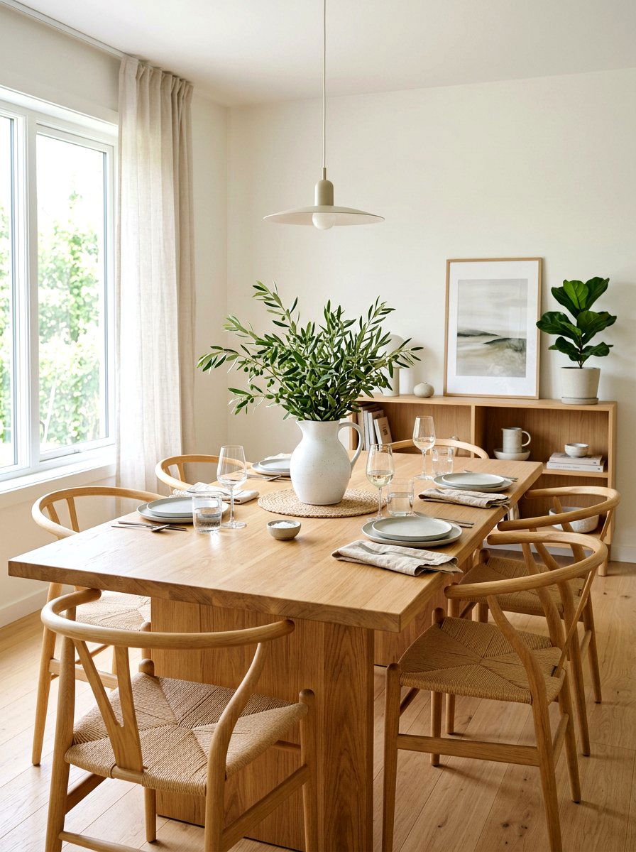 Ceramic Pitcher Centerpiece - 30 dining table decor ideas