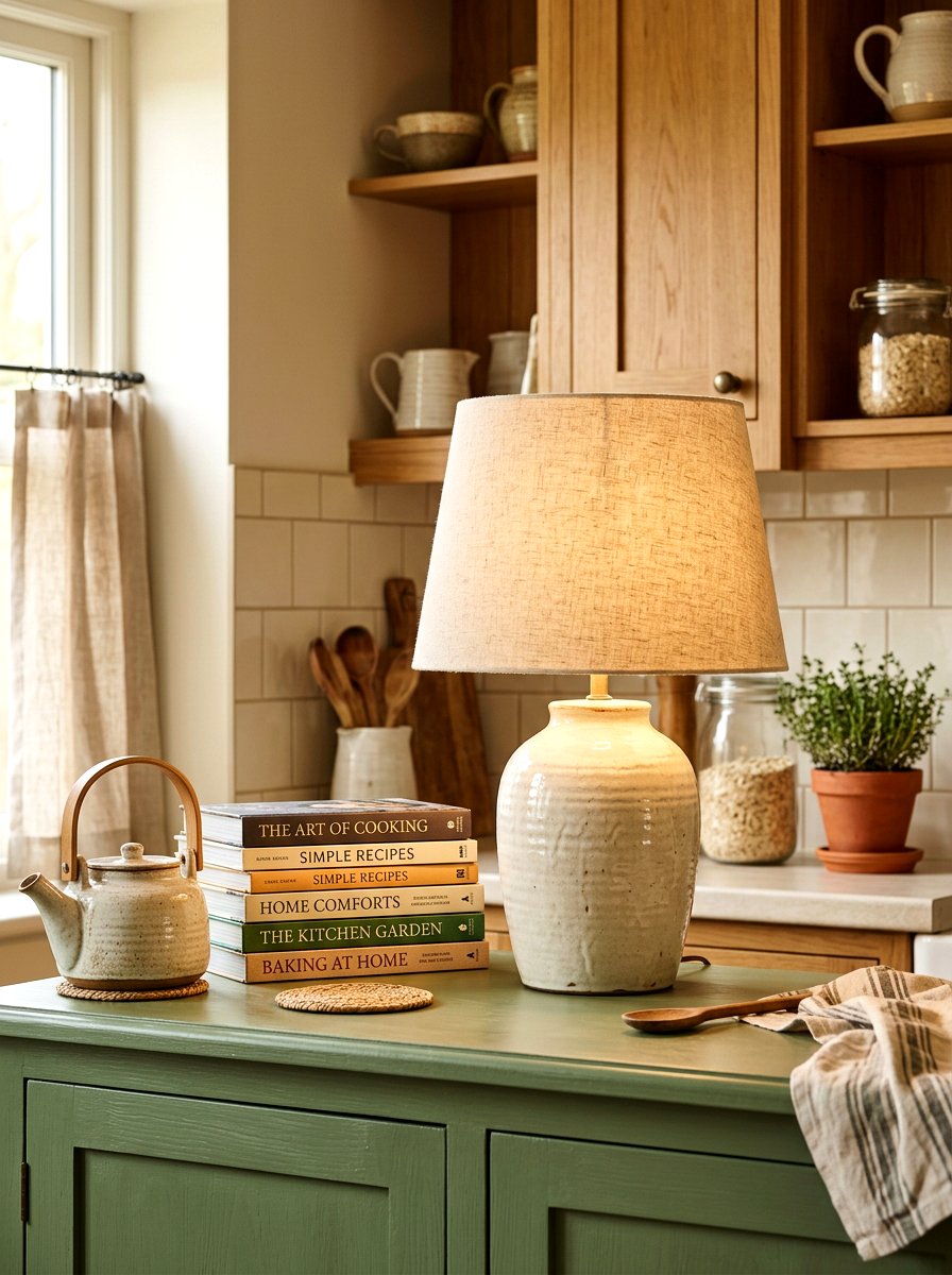 Ceramic Table Lamp - 30 kitchen lamp styling ideas