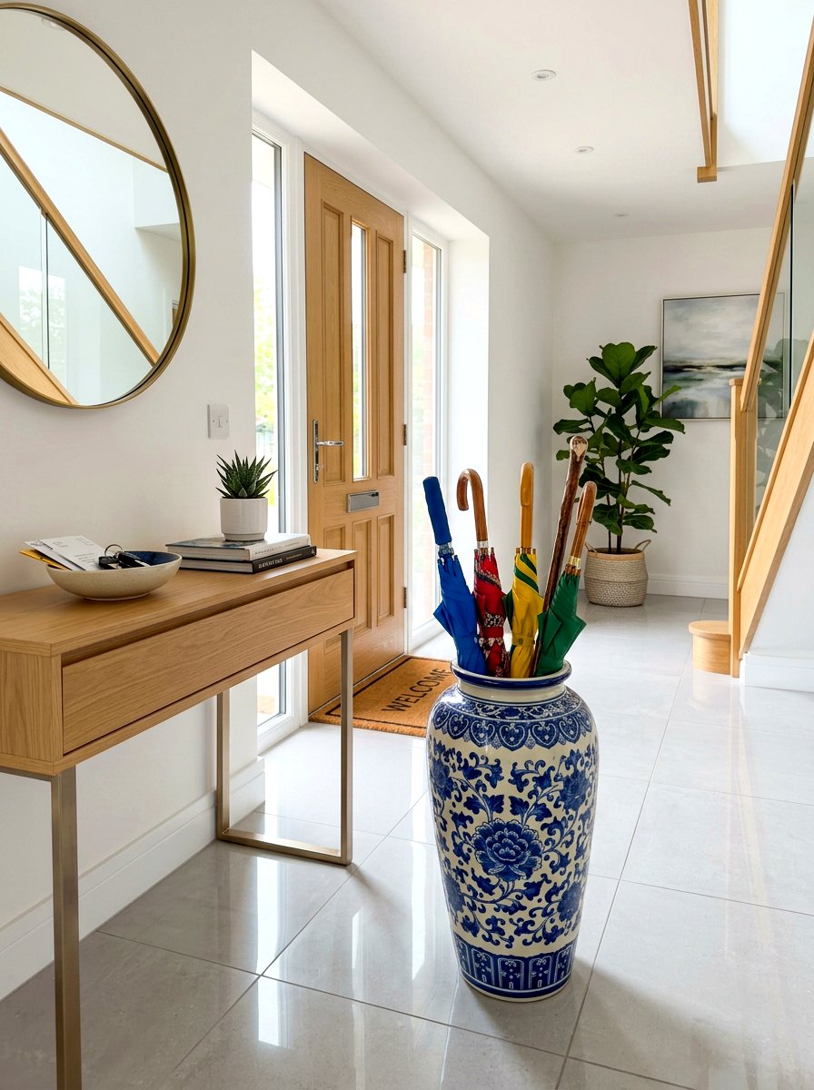 Ceramic Umbrella Jar - 30 umbrella stand ideas