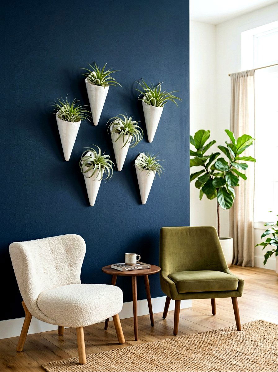 Ceramic Wall Cone - 30 wall planter ideas