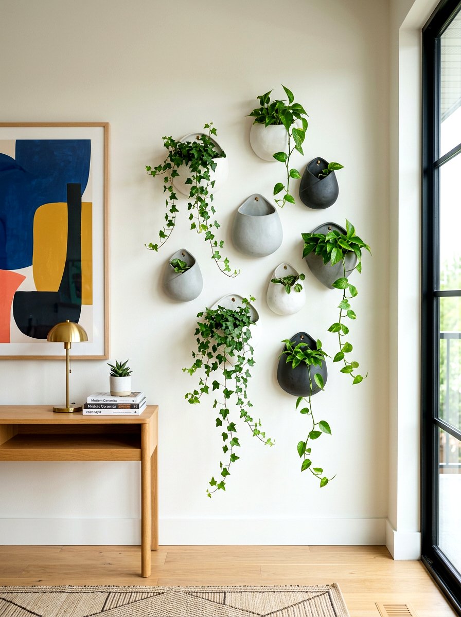 Ceramic wall pocket propagation - 30 plant propagation station ideas