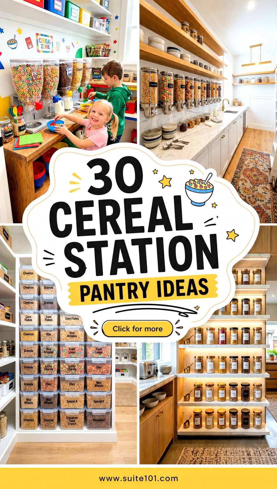 Cereal Station Pantry Ideas 30 Functional Ways to Stay Tidy - Cereal Station Pantry Ideas: 30 Functional Ways to Stay Tidy
