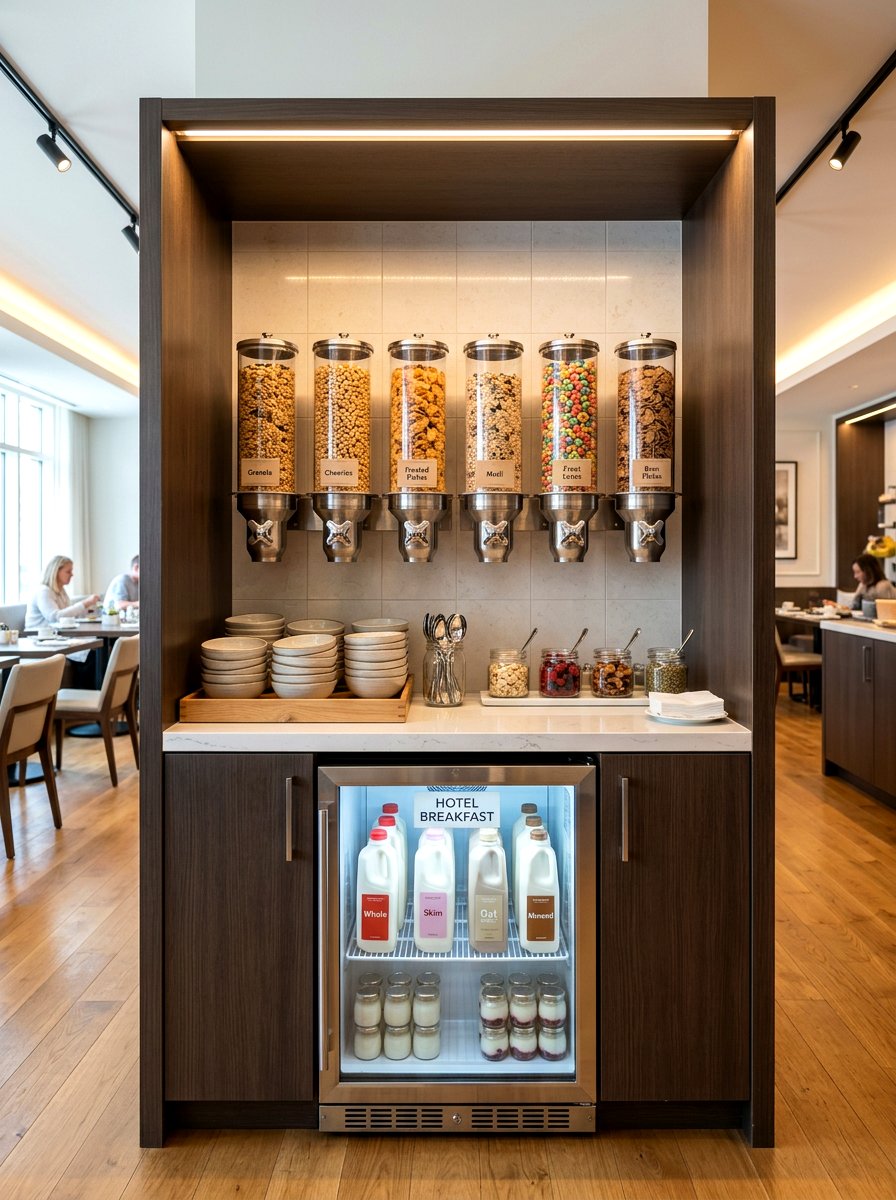 Cereal and milk station pantry - 30 cereal station pantry ideas