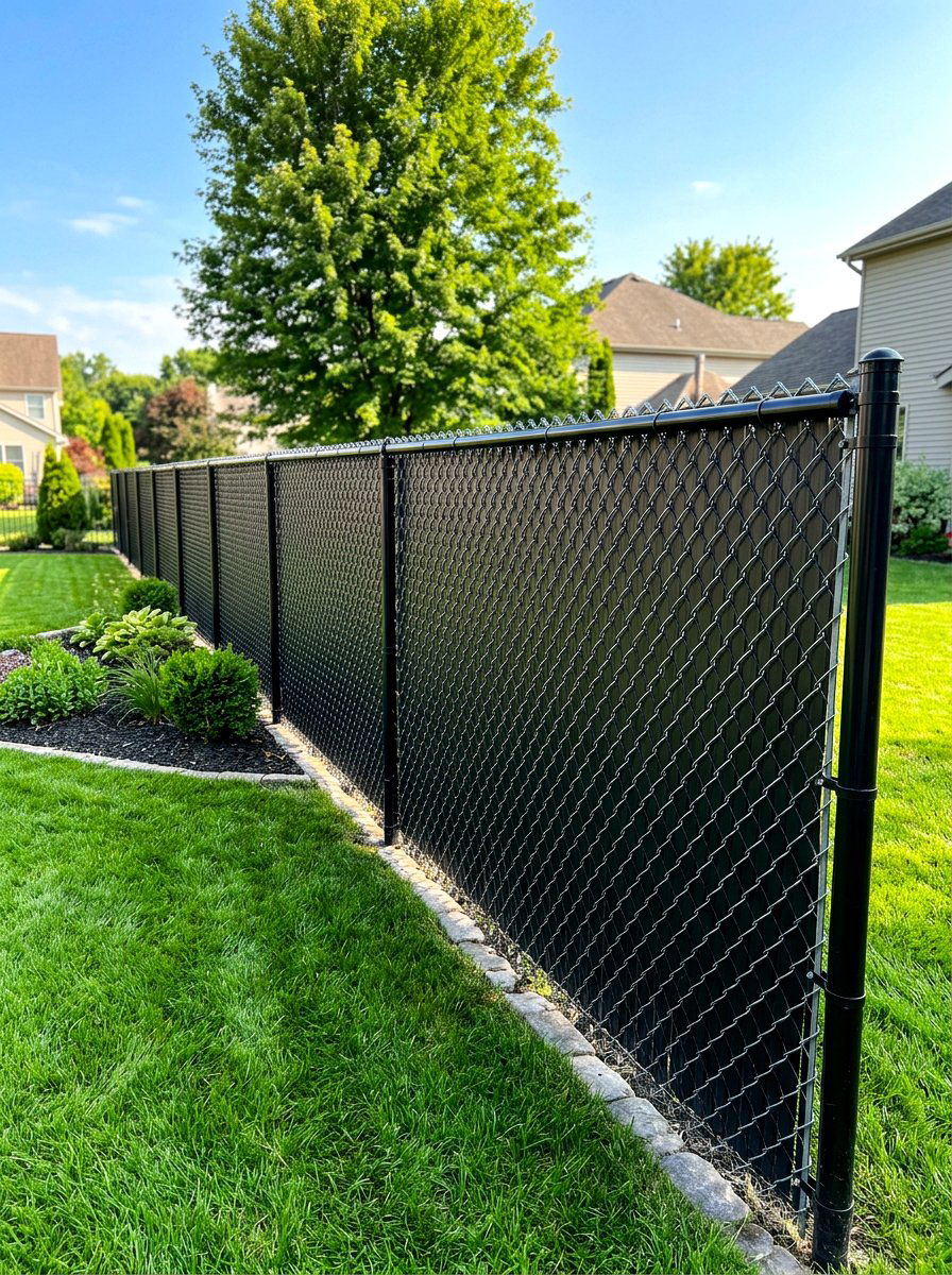 Chain link privacy screen - 30 trash can enclosure ideas