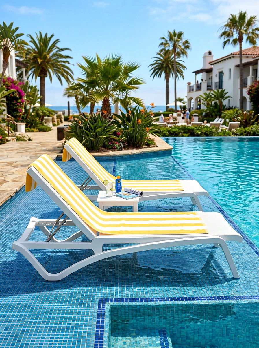 Chaise Lounge Set - 30 backyard furniture ideas