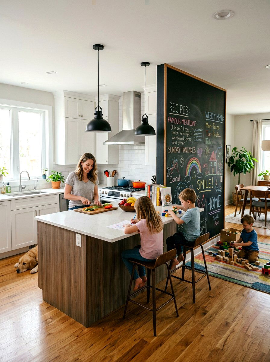 Chalkboard Panel Divider - 30 freestanding screen divider ideas