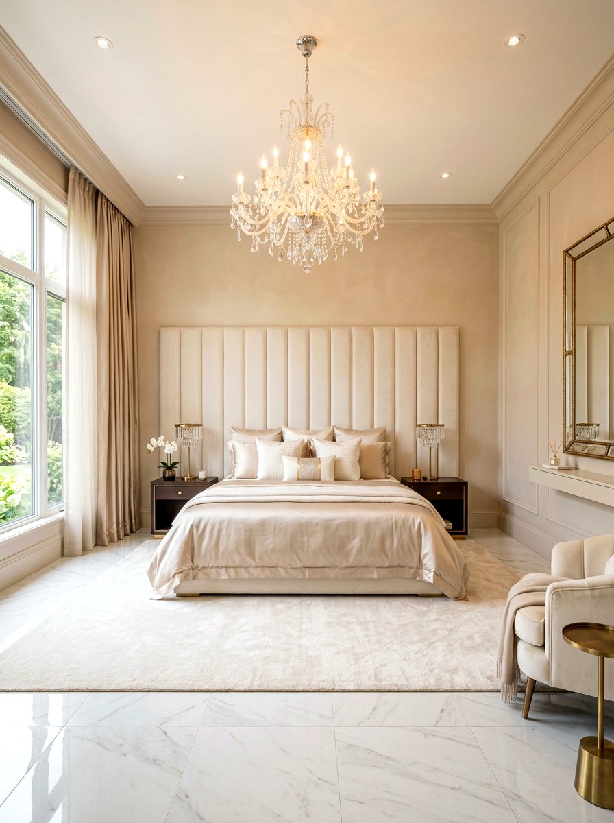 Champagne Neutral Bedroom - 30 healing color bedroom ideas