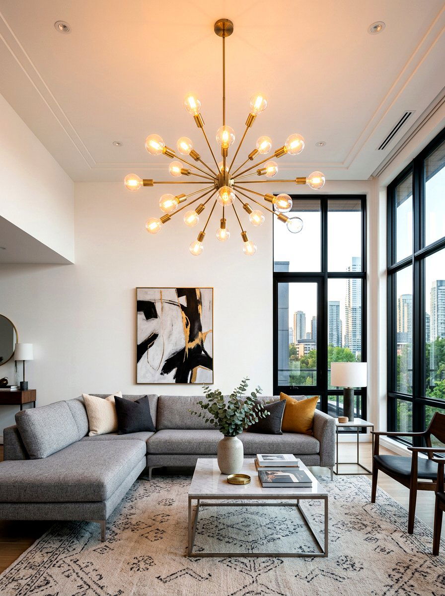 Chandelier Lighting Living Room - 30 formal sitting room ideas
