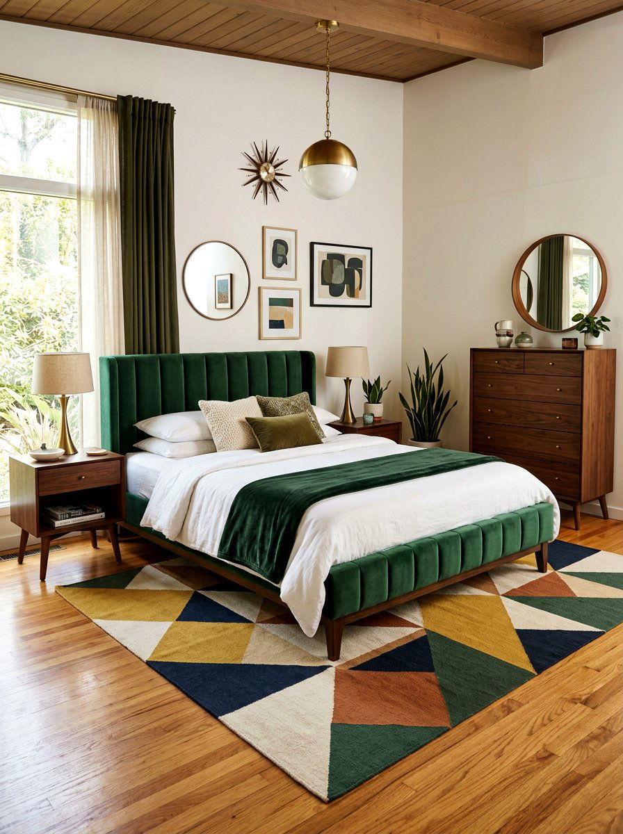 Channel Tufted Bed - 30 upholstered bed ideas