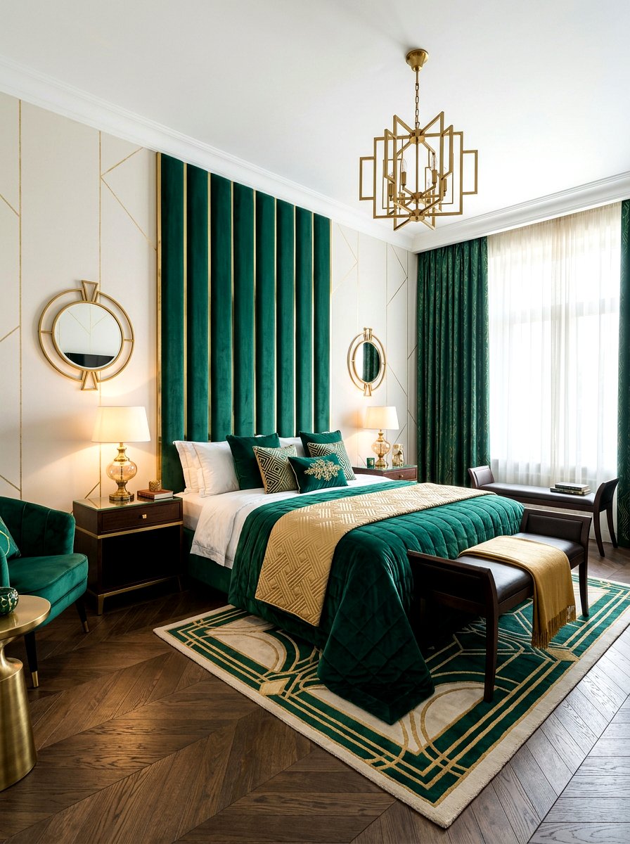 Channel Tufted Headboard - 30 statement headboard bedroom ideas