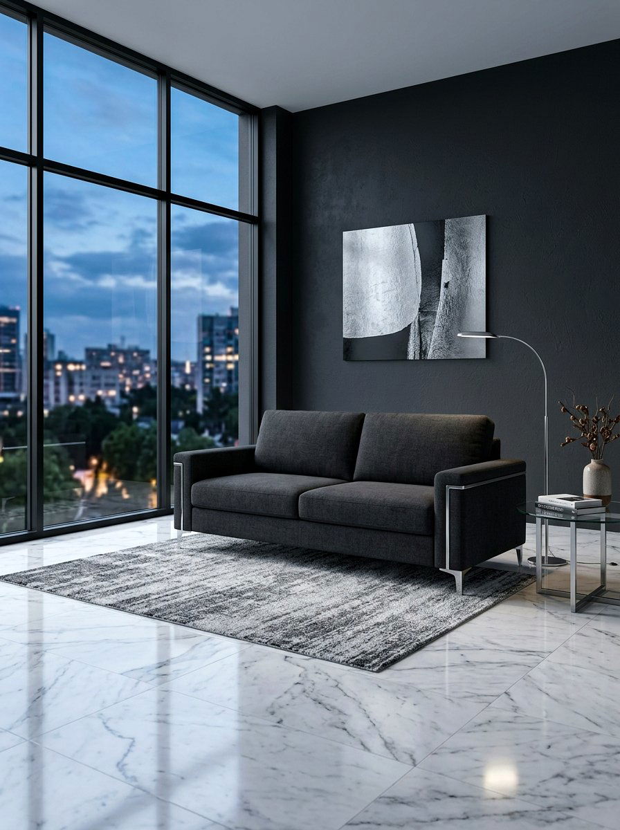 Charcoal Fabric Sofa Bed - 30 sofa bed luxury apartment ideas