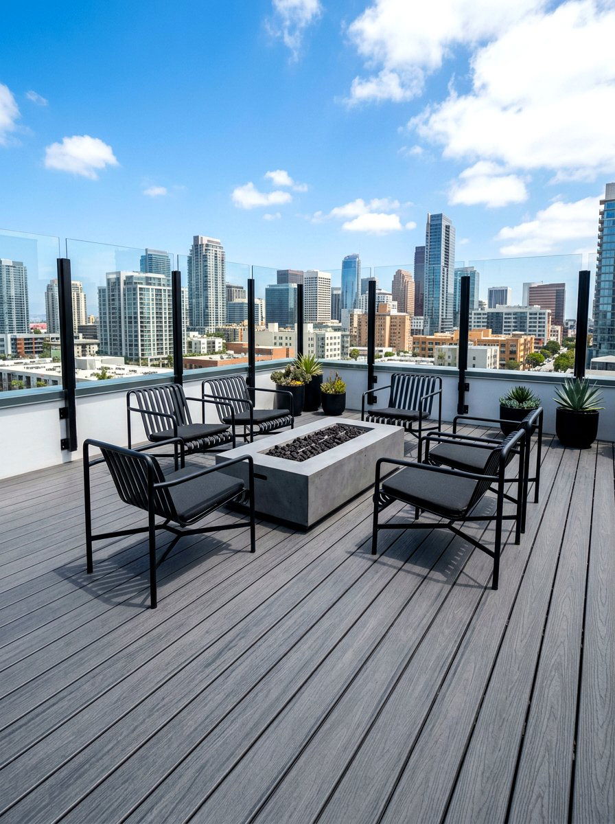 Charcoal Gray Composite Decking - 30 composite deck color ideas