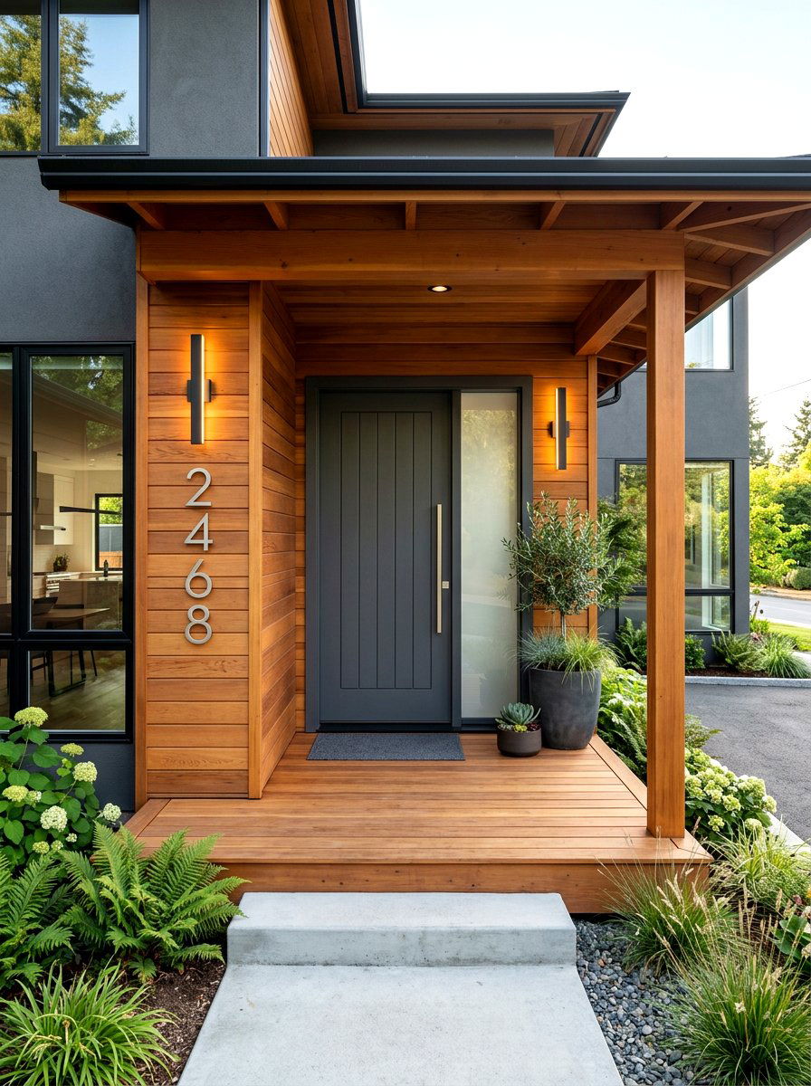 Charcoal Gray Front Door - 30 front door paint color ideas