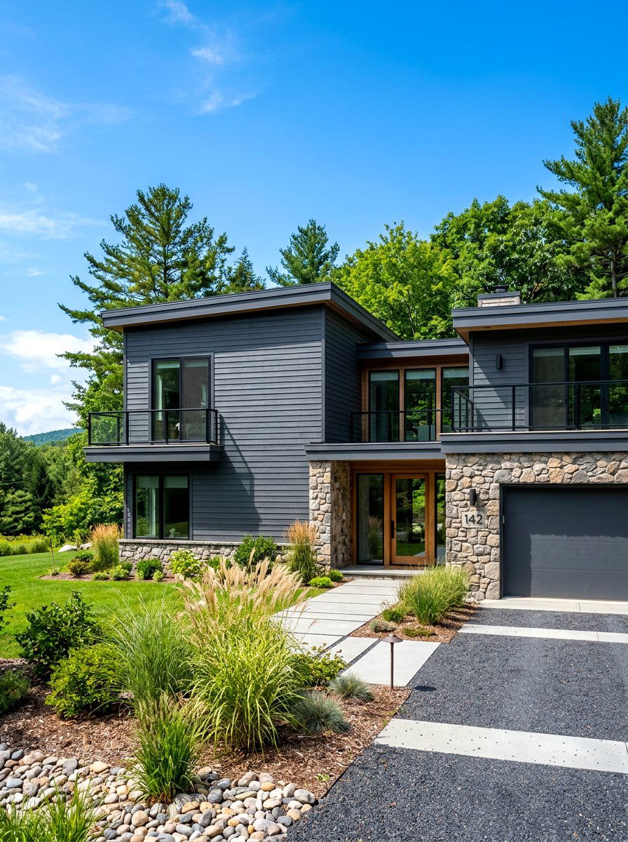 Charcoal Grey Siding Color - 30 exterior paint color ideas