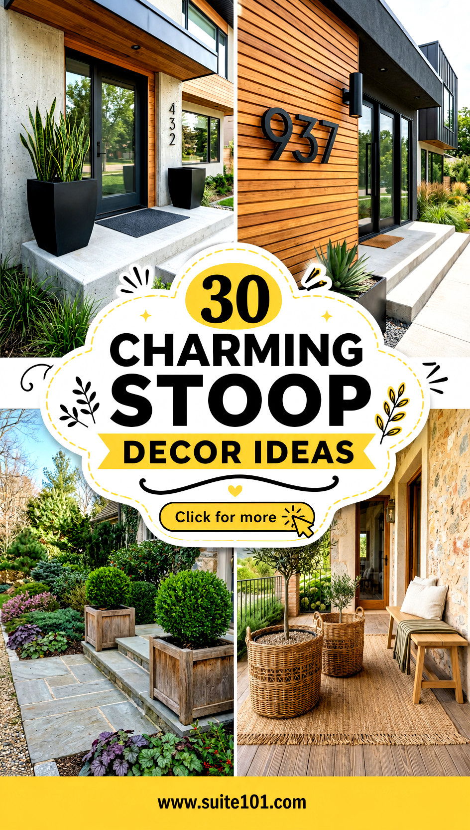 Charming Stoop Decor Ideas 30 Budget-Friendly Upgrades to Love - Charming Stoop Decor Ideas: 30 Budget-Friendly Upgrades to Love
