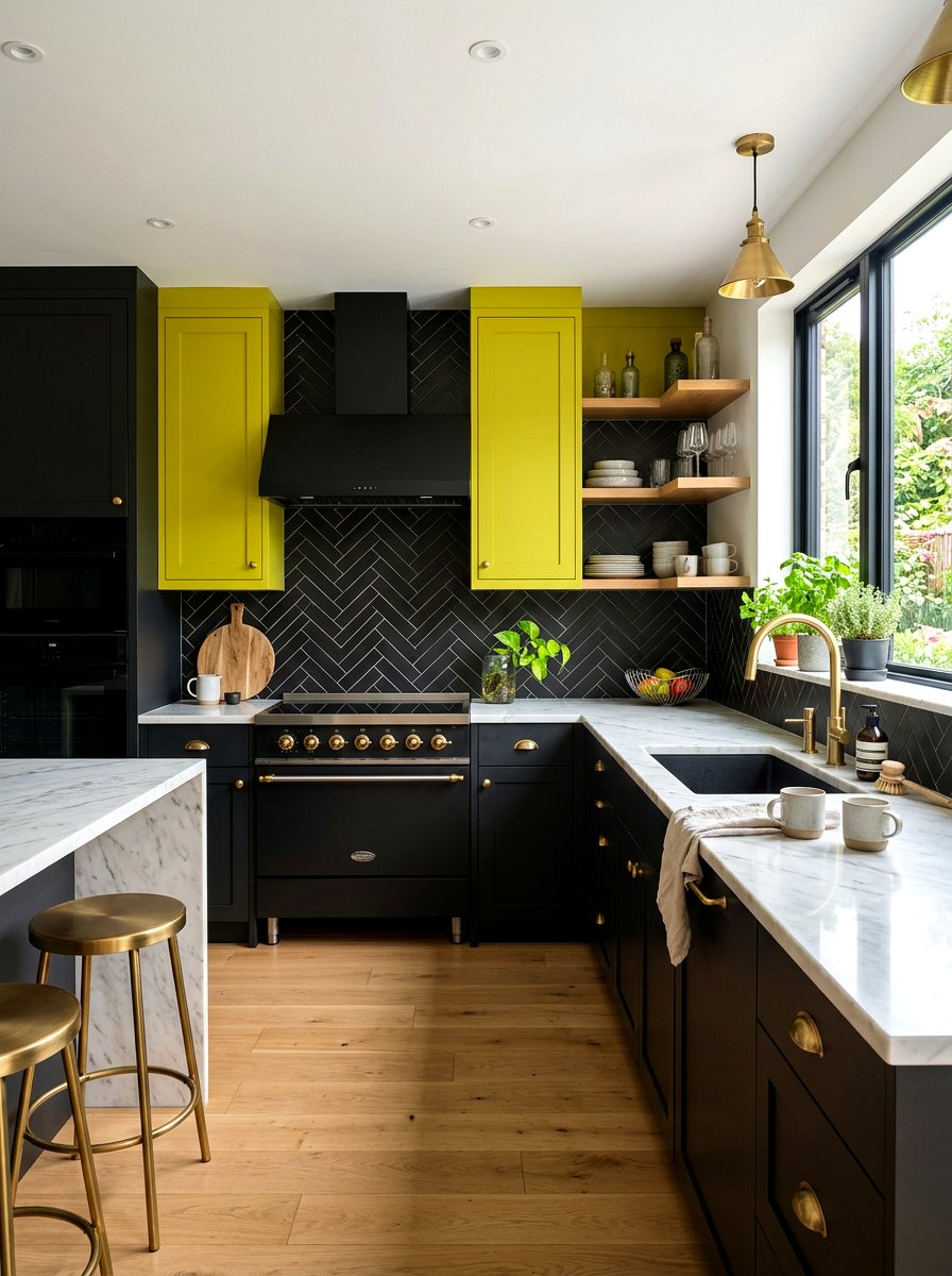Chartreuse And Black Kitchen - 30 chartreuse kitchen ideas