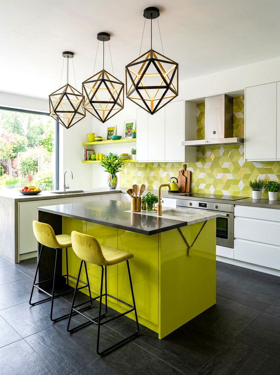Chartreuse Green Kitchen - 30 green kitchen ideas