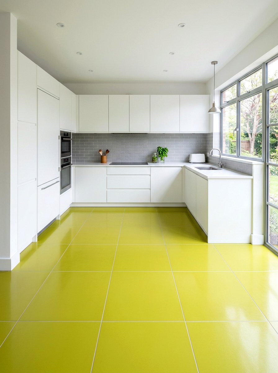 Chartreuse Kitchen Floor - 30 chartreuse kitchen ideas