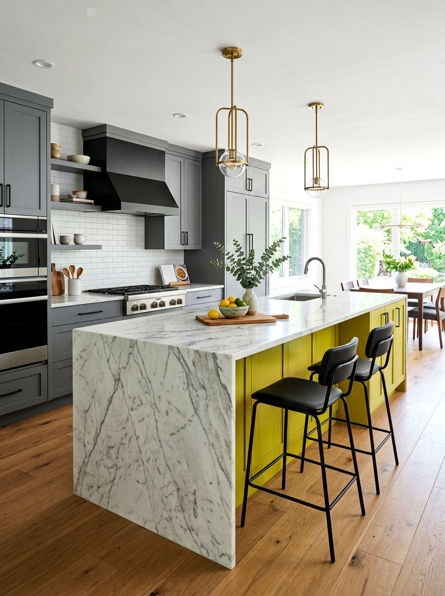 Chartreuse Kitchen Island - 30 chartreuse kitchen ideas