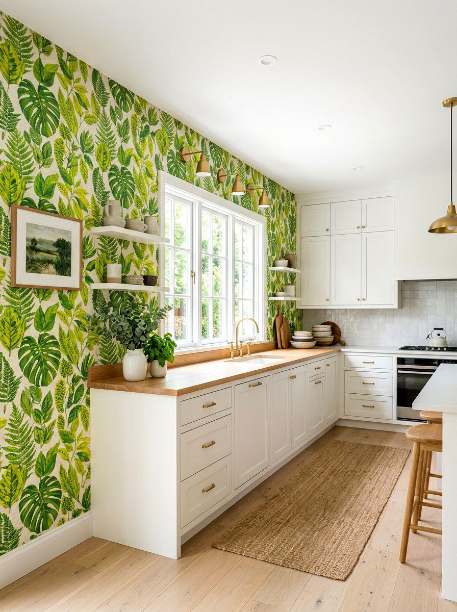 Chartreuse Kitchen Wallpaper - 30 chartreuse kitchen ideas