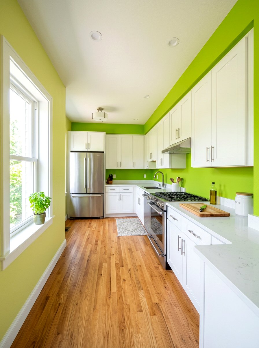 Chartreuse Kitchen Walls - 30 chartreuse kitchen ideas