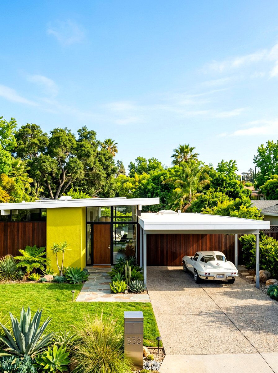 Chartreuse Modern Architecture - 30 green house exterior ideas