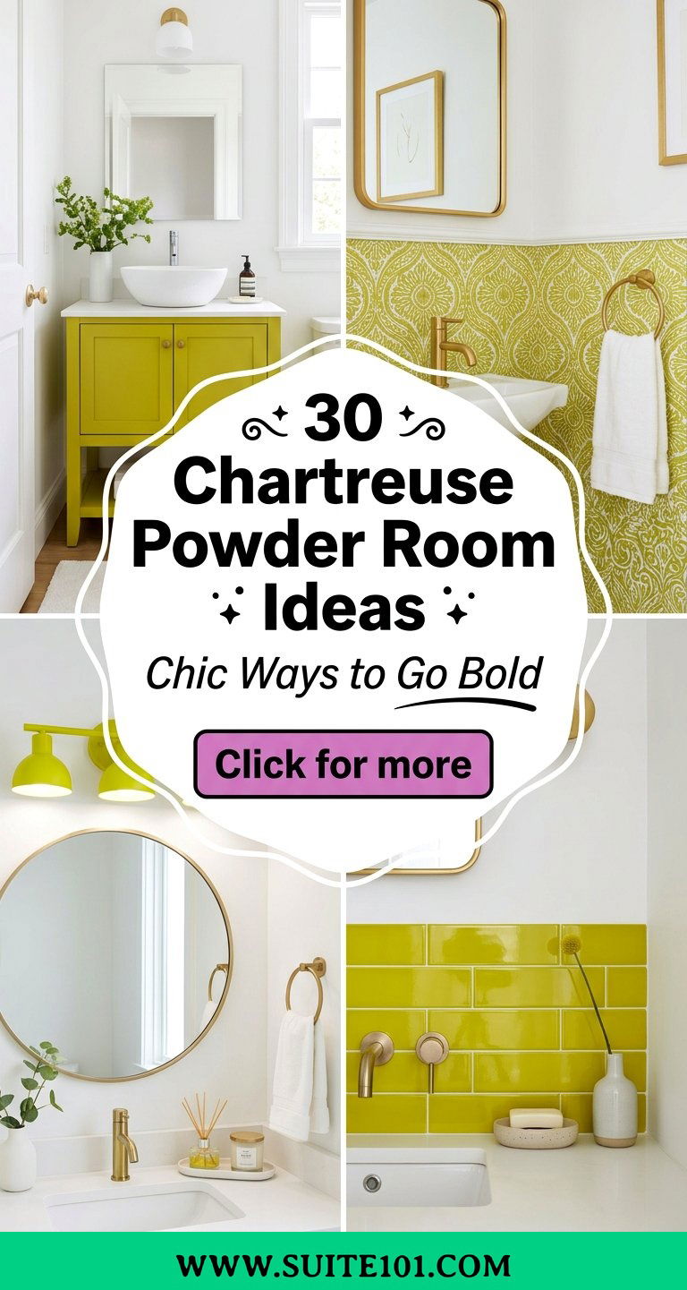 Chartreuse Powder Room Ideas 30 Chic Ways to Go Bold Today - Chartreuse Powder Room Ideas: 30 Chic Ways to Go Bold Today