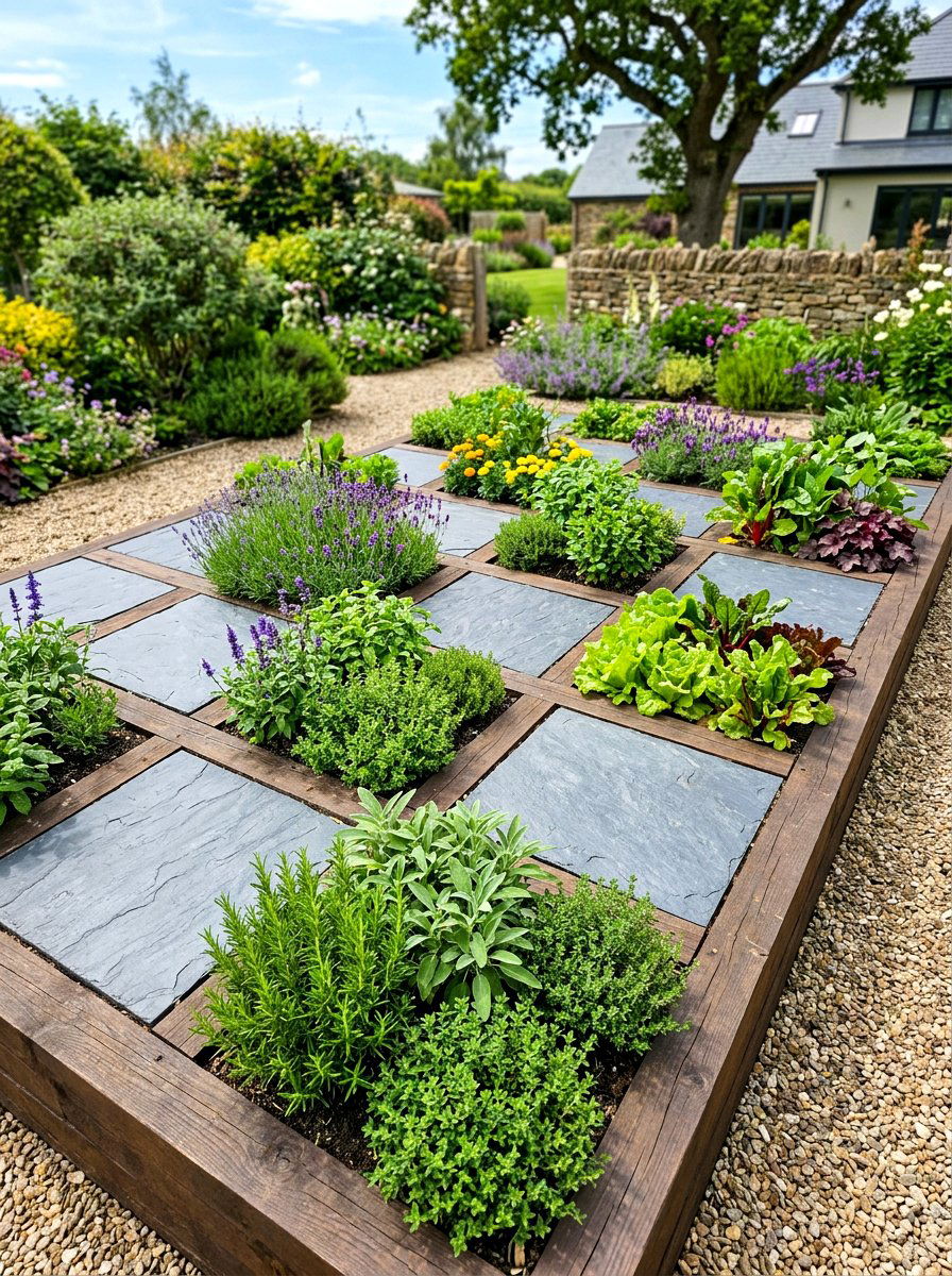 Checkerboard Raised Bed - 30 raised bed arrangement ideas